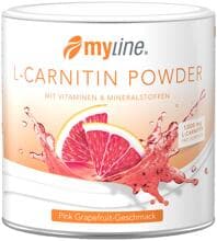 myline L-Carnitin Powder, 330 g Dose, Pink Grapefruit