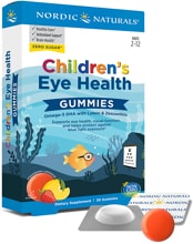 Nordic Naturals Children’s Eye Health Gummies, 30 Fruchtgummis, Strawberry Lemonade