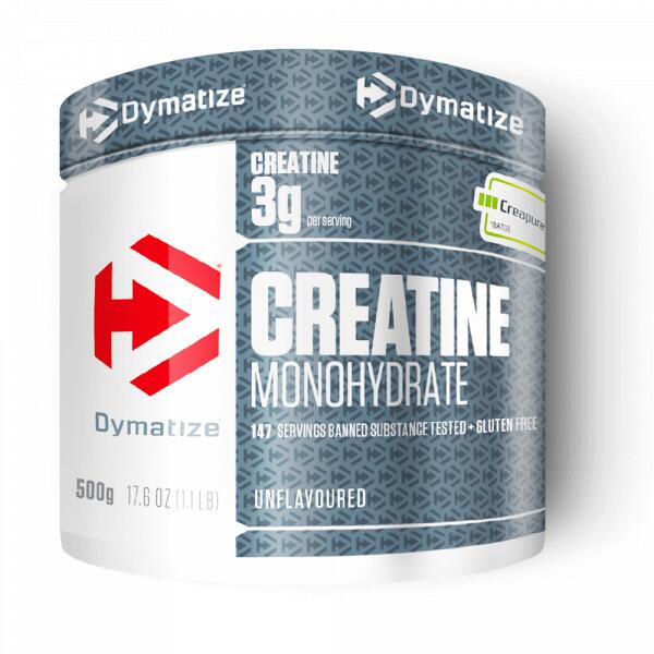 Dymatize Creatine Monohydrate Powder - Creapure , 500 g Dose, Unflavoured