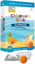 Nordic Naturals Children"s DHA Gummies, 30 Fruchtgummis, Tropical Punch