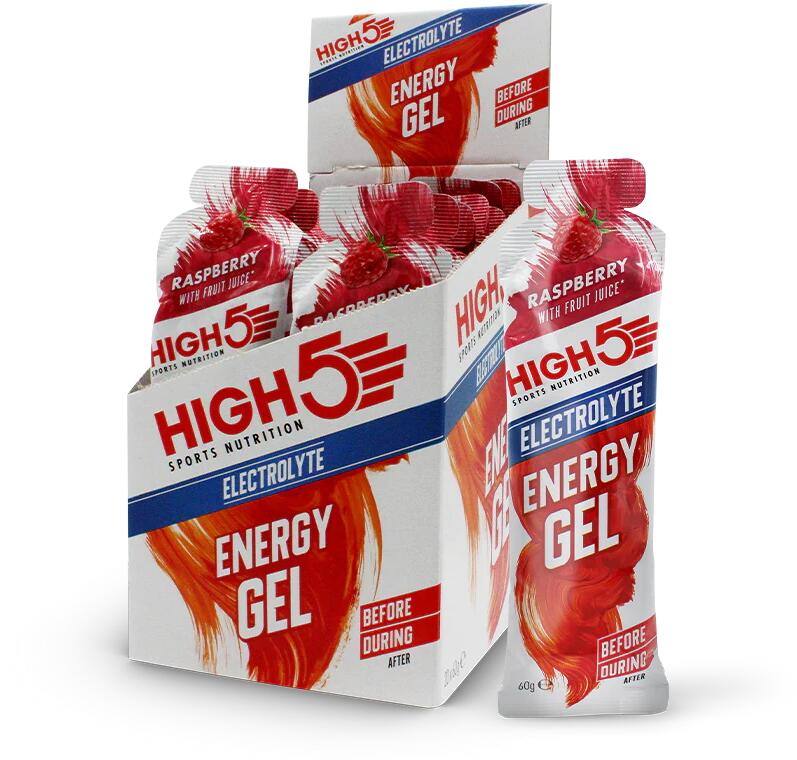 High5 Energy Gel Electrolyte, 20 x 60 g Beutel, Raspberry