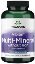Swanson Albion Multi-Mineral without Iron, 120 Kapseln