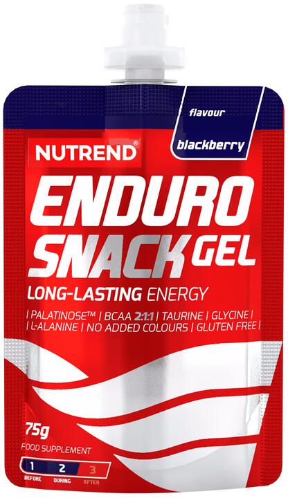 Nutrend Endurosnack Gel, 16 × 75 g Sachet, Blackberry