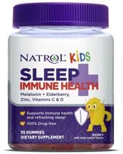 Natrol Kids Sleep + Immune Health, Berry, 50 Gummis