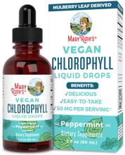 MaryRuth Organics Vegan Chlorophyll Liquid Drops, 60 ml Flasche, Peppermint