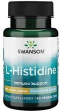 Swanson L-Histidine Featuring AjiPure 500 mg, 60 Kapseln