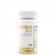 Maxler Vitamin D3 600 IU, 240 Softgels