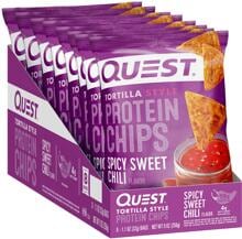 Quest Nutrition Tortilla Style Protein Chips, 8 x 32 g Tüte