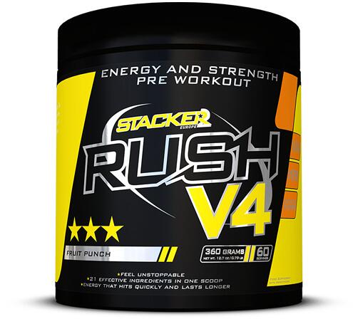 Stacker2 Rush V4, 360 g Dose, Orange Tangerine