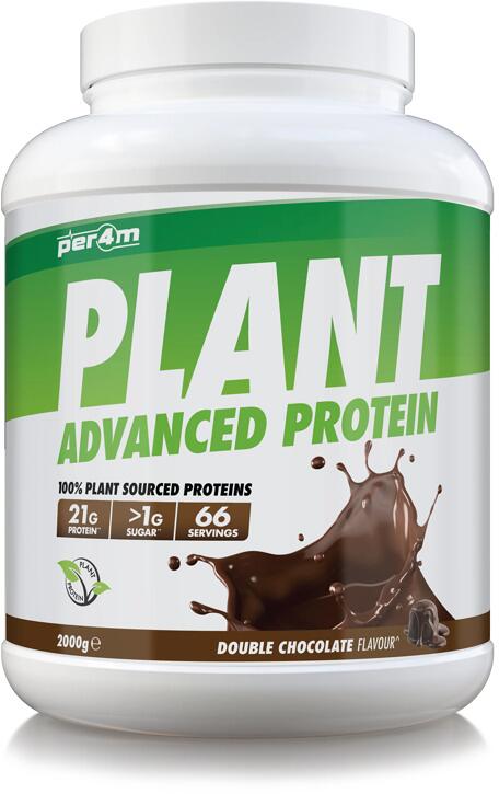 Per4m Plant Protein, 2000 g Dose, Double Chocolate