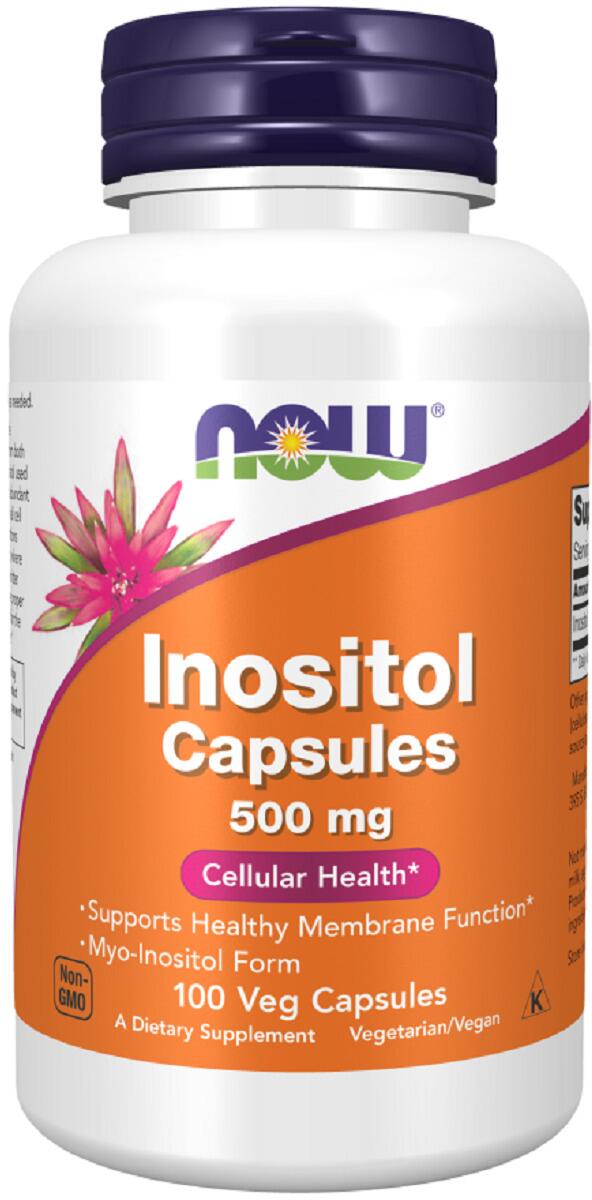 Now Foods Inositol 500 mg, 100 Kapseln