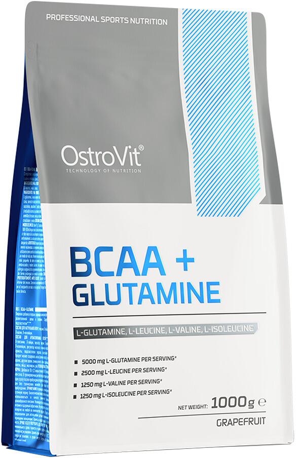OstroVit BCAA + Glutamine, 1000 g Beutel, Grapefruit