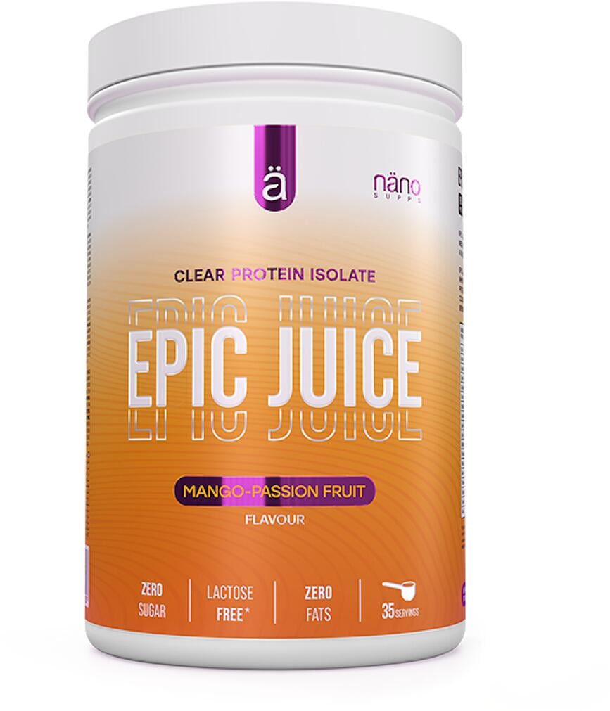 Nanosupps Epic Juice Clear Whey, 875 g Dose, Mango - Passion Fruit