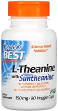 Doctors Best L-Theanine with Suntheanine - 150 mg, 90 Kapseln