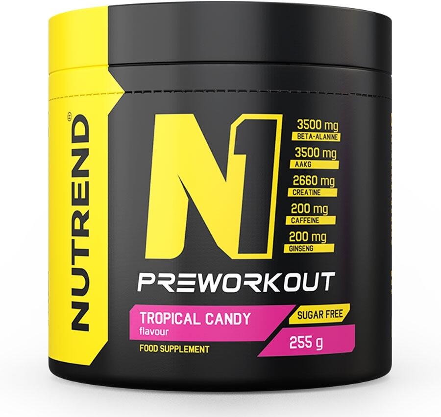 Nutrend N1 Pre-Workout, 255 g Dose, Tropical Candy