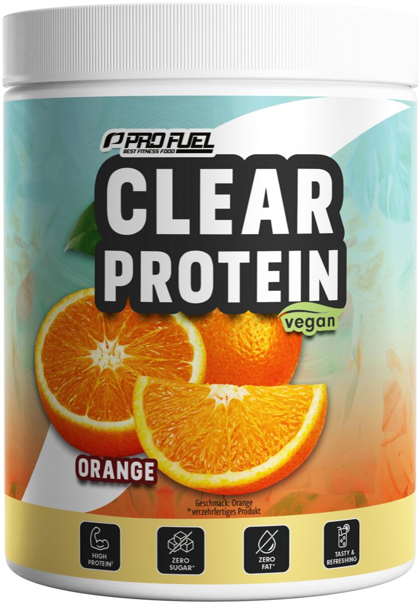 ProFuel Clear Protein Vegan, 360 g Dose, Orange