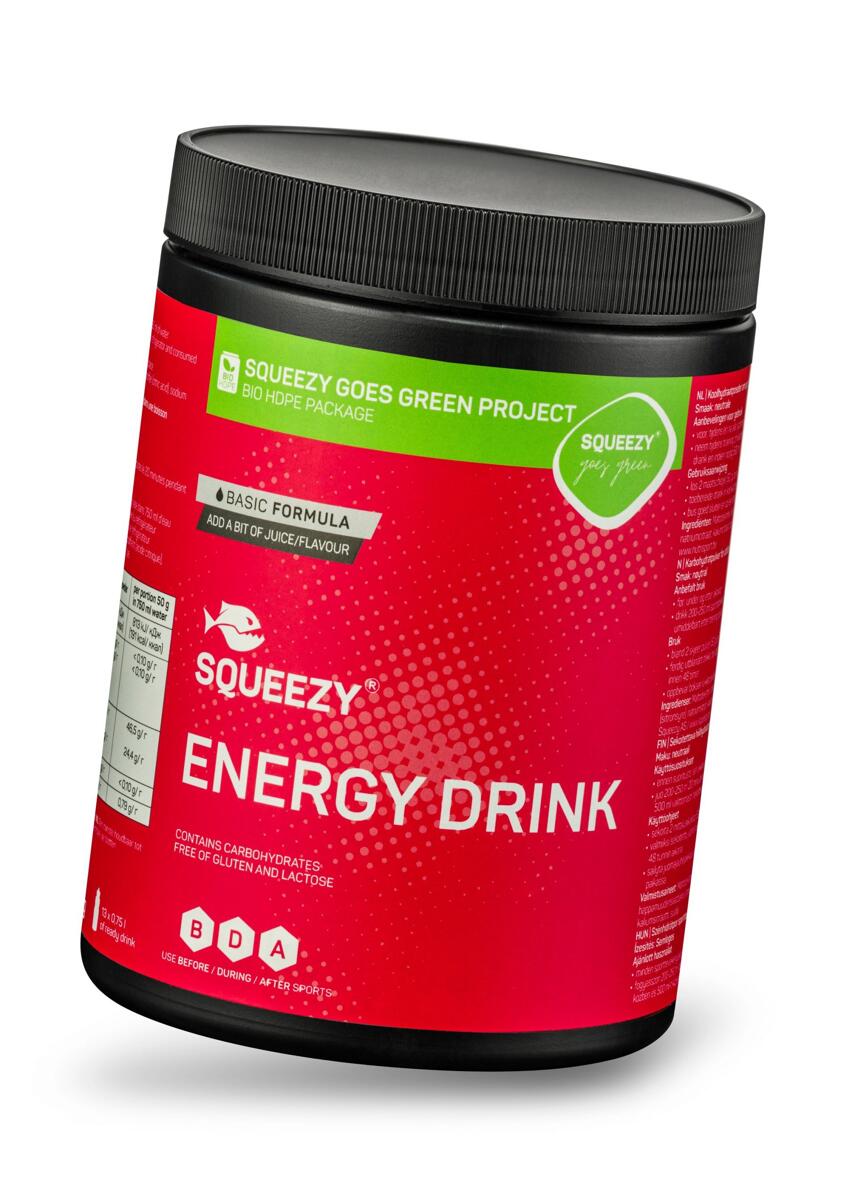 Squeezy Energy Drink, 650 g Dose, Basic Formula (Neutral)