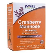 Now Foods Cranberry Mannose + Probiotics, 24 x 6 g Beutel, Unflavored