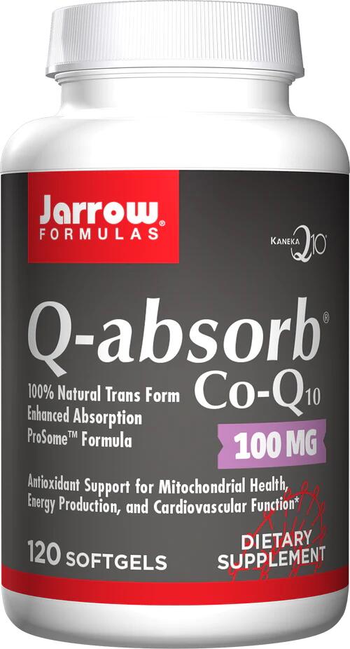 Jarrow Formulas Q-absorb - 100 mg, 120 Softgels