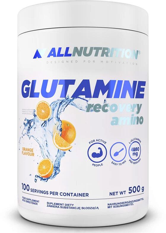 Allnutrition Glutamine Recovery Amino, 500 g Dose, Lemon