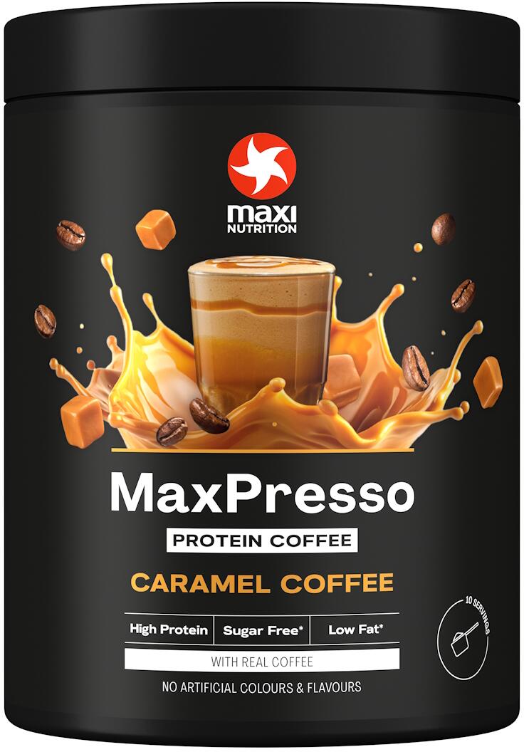 MaxiNutrition MaxPresso, 300 g Dose, Caramel Coffee