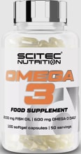Scitec Essentials Omega 3, 100 Kapseln Dose