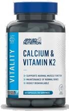 Applied Nutrition Calcium + Vitamin K2, 60 Kapseln