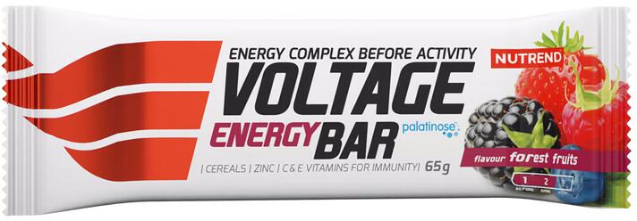 Nutrend Voltage Energy Bar, 25 × 65 g Riegel, Forest Berries