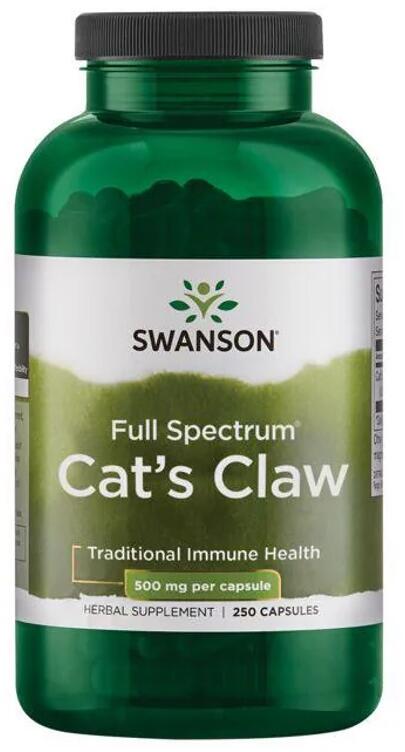 Swanson Cat"s Claw 500 mg, 250 Kapseln