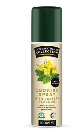 International Collection Cooking Spray, 190 ml Flasche, Butter