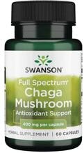 Swanson Full Spectrum Chaga Mushroom 400 mg, 60 Kapseln
