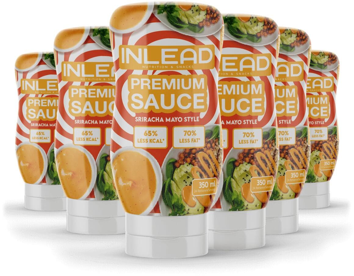 Inlead Premium Sauce, 6 x 350 ml Flasche, Sriracha Mayo Style
