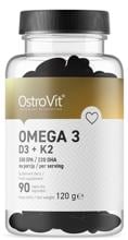 OstroVit Omega 3 D3+K2, 90 Softgels