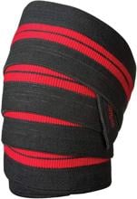 Harbinger Red Line Knee Wraps, 190 cm, rot/schwarz