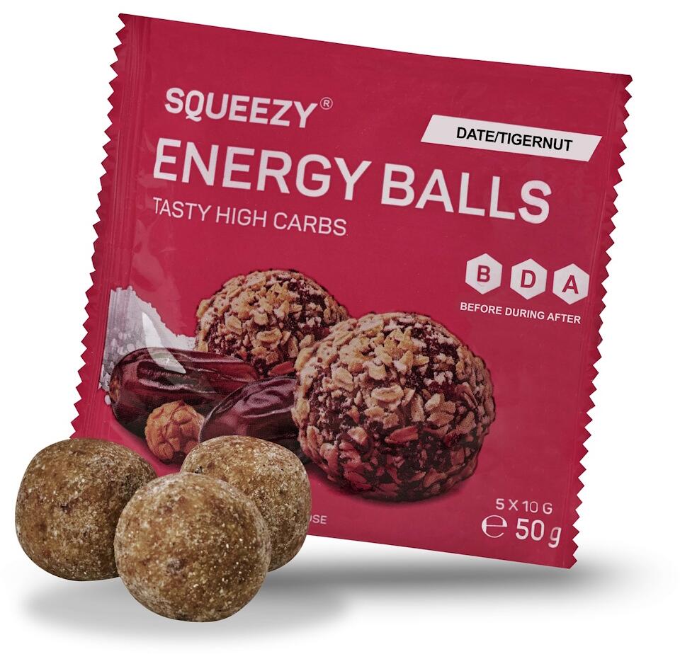 Squeezy Energy Balls, 1 x 50 g Beutel, Dattel/Erdmandel