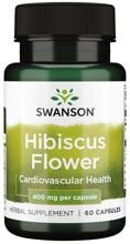 Swanson Hibiscus Flower 400 mg, 60 Kapseln