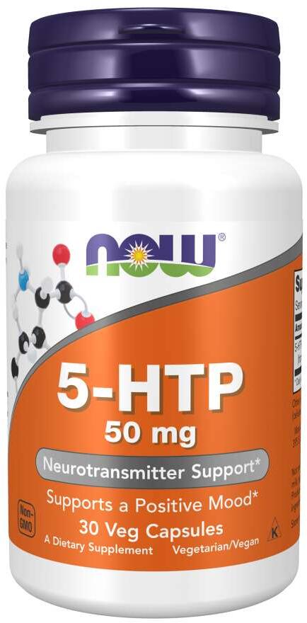 Now Foods 5-HTP 50 mg, 30 Kapseln