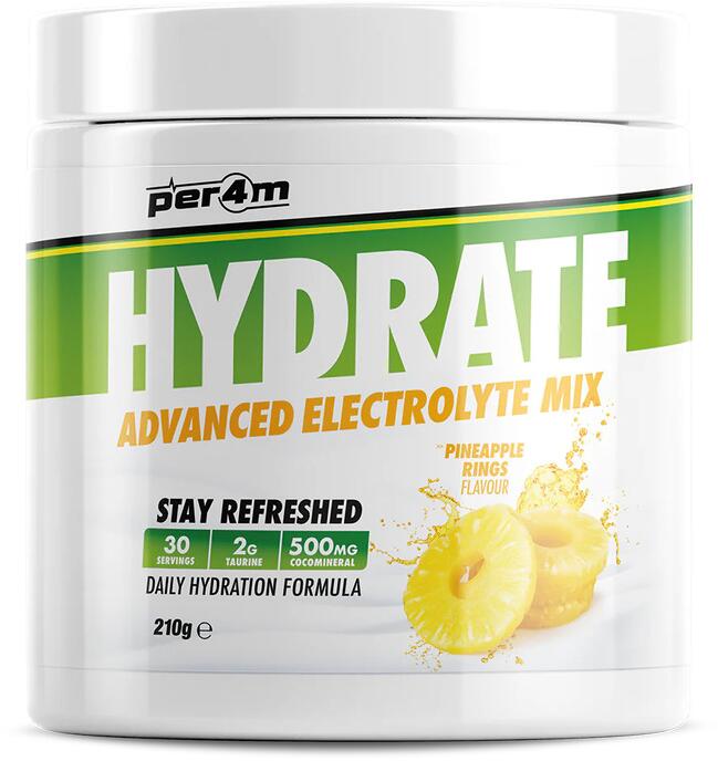 Per4m Hydrate Advanced Electrolyte Mix, 210 g Dose, Pineapple Rings