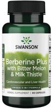 Swanson Berberine Plus with Bitter Melon & Milk Thistle, 60 Kapseln