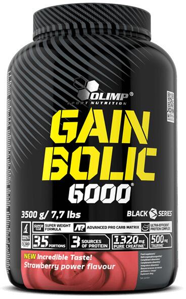 Olimp Gain Bolic 6000, 3500 g Dose, Erdbeer bei Metasport