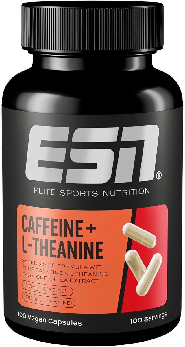 ESN Crank Focus Caffeine + L-Theanine, 100 Kapseln