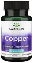 Swanson Copper 2 mg, 300 Tabletten