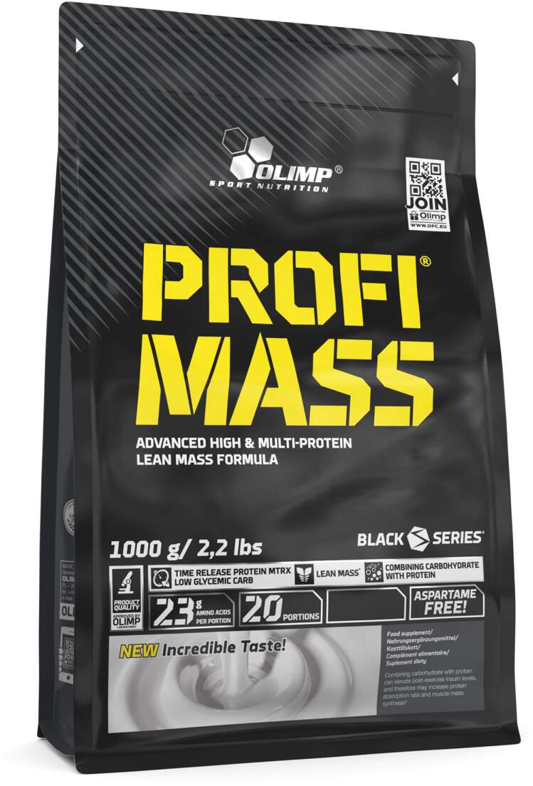 Olimp Profi Mass Weight Gainer, 1000 g Beutel, Vanille