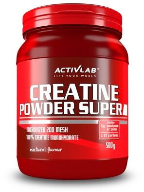Activlab Creatine Powder Super, 500 g Dose, Black Currant