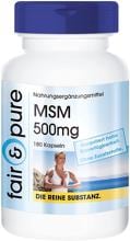 fair & pure MSM 500 mg, 180 Kapseln