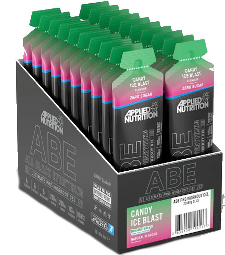 Applied Nutrition ABE Pre Workout Gel, 20 x 60 ml Gel, Energy