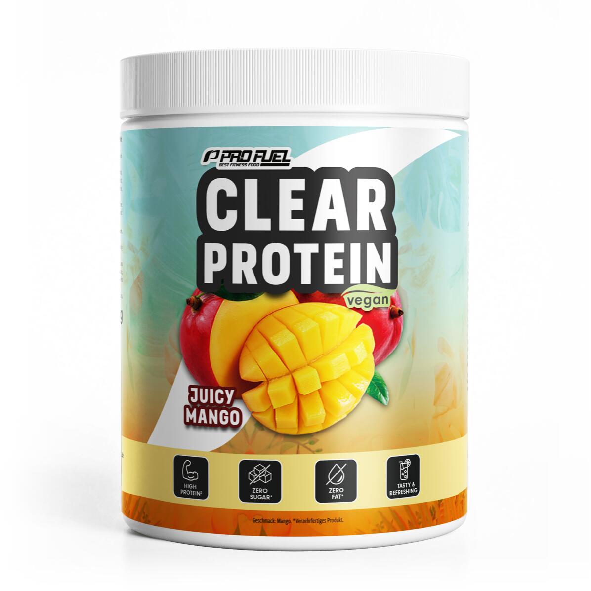 ProFuel Clear Protein Vegan, 360 g Dose, Juicy Mango