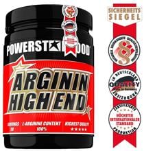 Powerstar Food ARGININ HIGH END – L-Arginin Pulver, 500 g Dose