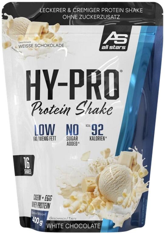 All Stars Hy-Pro, 400 g Beutel, White Chocolate