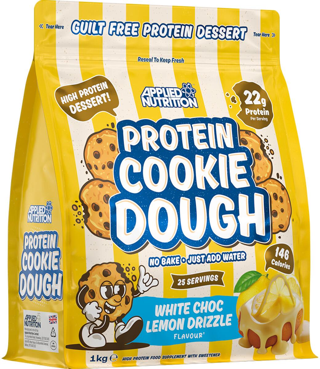 Applied Nutrition Protein Cookie Dough Dessert, 1000 g Beutel, White Choc Lemon Drizzle